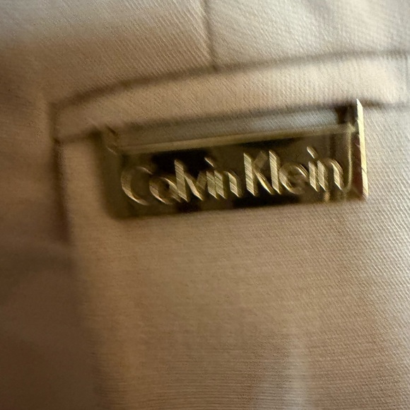 Calvin Klein Tan/beige suit jacket blazer 24w - Picture 3 of 6